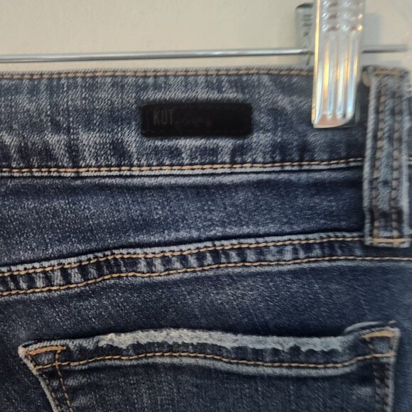 KUT FROM THE KLOTH Jeans Denim Dark Blue Skinny Stretch Womens Size 2 EUC - Picture 6 of 13